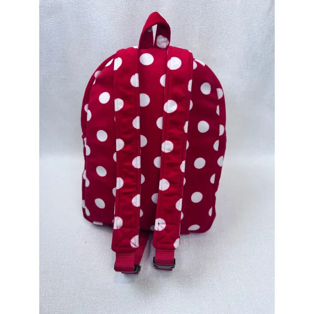 Disney Parks Original Minnie Mouse Red white dots Backpack & Minnie Mouse Doll